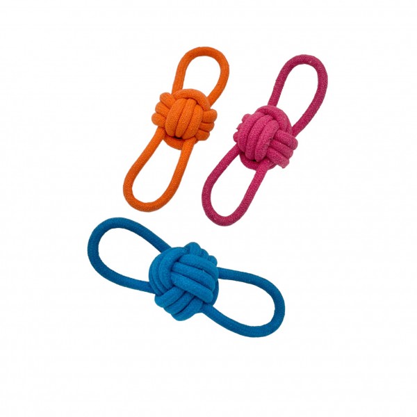 ΠΑΙΧΝΙΔΙ ΣΚΥΛΟΥ ΣΧΟΙΝΙ ΜΕ ΛΑΒΕΣ ΣΕ 3 ΧΡΩΜΑΤΑ 20CM